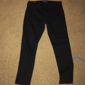 men’s black hollister jeans